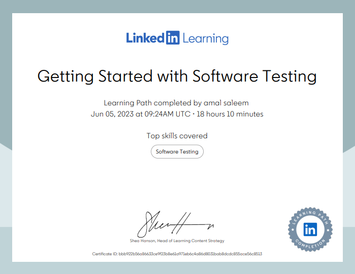 Software Testing Certification